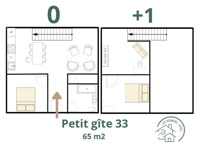 Les Régniers - 1 gîte x4 à 6 et 1 gîte x8 - à réserver ensemble ou séparément Eynesse Extérieur photo